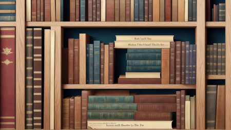Enchanting Bookish Puzzle A Delightful Challenge for National Book Lovers Day AI Generated.の素材