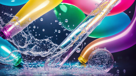 Bubbles of Joy Embracing the Wonder of National Just Because Day with a Bubble Wand AI Generated.の素材