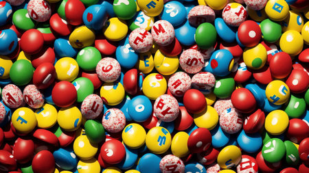 Colorful Confections A Joyful Tribute to National Peanut Day AI Generated.の素材