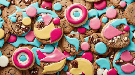 Surreal Pastry Blender for Pecan Cookie Bliss AI Generated.の素材