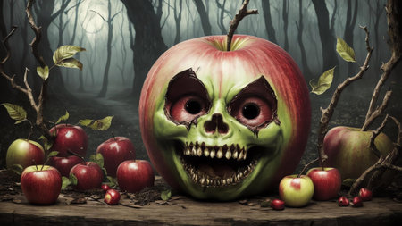 Decaying Secrets and Goblin s Mischief AI Generated.の素材