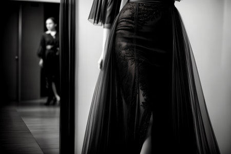 Exquisite Realism A Captivating Wardrobe in Stunning Detail AI Generated.の素材