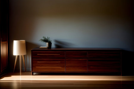 Exquisite Realism A Captivating Photo of a Chest of Drawers AI Generated.の素材