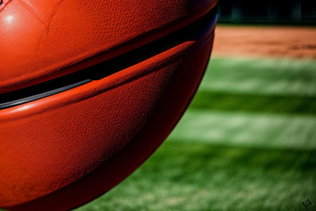 Detailed Closeup of Realistic Baseball Bat by Martin Schoeller AI Generated.の素材