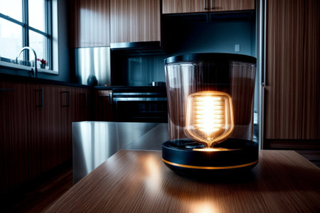 Modern and Efficient Garbage Disposal in Realistic Photo AI Generated.の素材