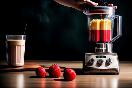 Studio Quality Capture of Realistic Blender AI Generated.の素材