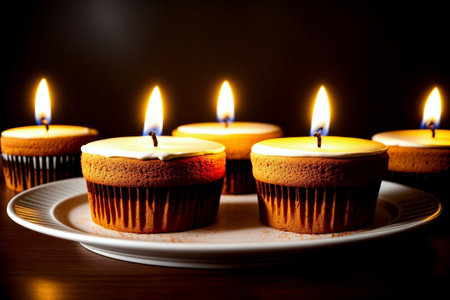 Lifelike Cake Toppers Adorning a Delicious Masterpiece AI Generated.の素材