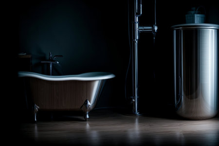Plumbing Supplies Unveiled A Detailed Photographic Journey AI Generated.の素材