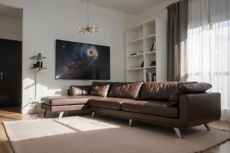 Maximizing Space Futuristic and Functional Furniture Design AI Generated.の素材