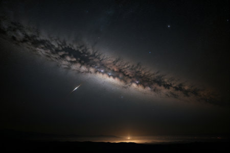 Journeying Through the Enchanting Universe and its Galaxies AI Generated.の素材