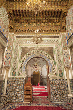 The beautiful medina of Fez, Morocco, Africaのeditorial素材