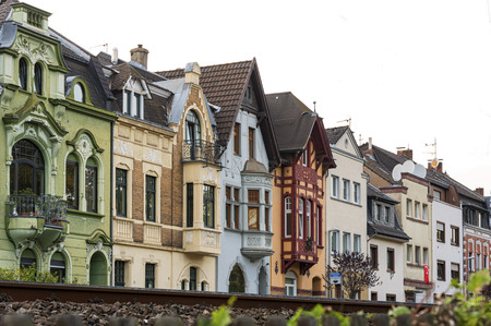 Street in Koenigswinter, Germanyのeditorial素材