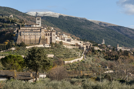 Assisi, religious center of Umbria - Italyの写真素材