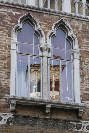 VENICE, ITALY - APRIL 19, 2009: Details of the picturesque and romantic city of Venice (Venice),...