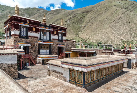 Mindroling Monastery - Zhanang County, Shannan Prefecture, Tibet Autonomous Region, China - Asia