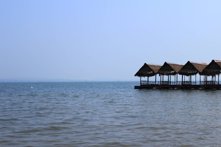 Floating Restaurant の写真素材