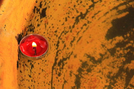 floating Candlesの写真素材