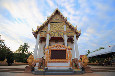 Temple at Wat Buraparam ,Ampur Mung ,Surin
