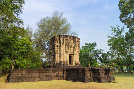 Hidu sanctuary situated name prasat ban phluangの写真素材
