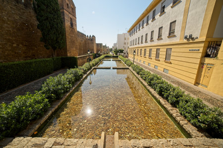 Almodovar Gate in Cordoba, Spain.の写真素材