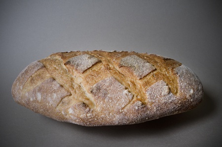 A crusty loaf of bread