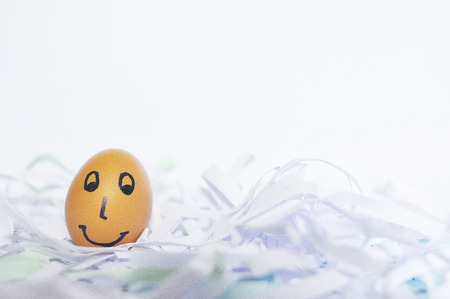 Smiled eggsの写真素材