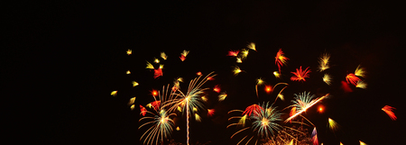 Fireworks for the celebration. Or New Year's Dayの写真素材