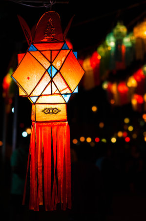 Lanterns at Chiangmai province, Thailand.の写真素材
