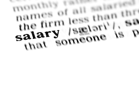 salary (the dictionary project, macro shots, shallow D.O.F.)の写真素材