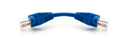 Very Sort Network Utp Camble, Concept of Network Inability, Studio shot, on White Background