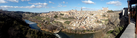 Toledo River Tagusの写真素材