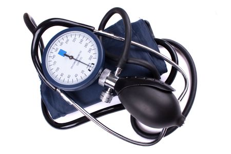 Manual blood pressure medical tool isolatedの写真素材