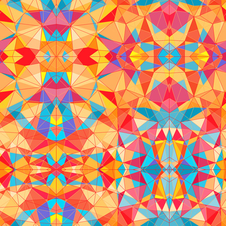 Mosaic vector seamless patternのイラスト素材