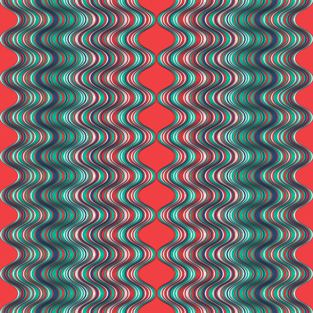 Vector seamless waves patternのイラスト素材