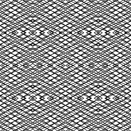 Abstract seamless pattern.Black and white background.のイラスト素材