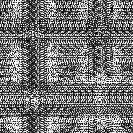 Fantasy abstract seamless pattern made with ink.Black and white modern background.のイラスト素材