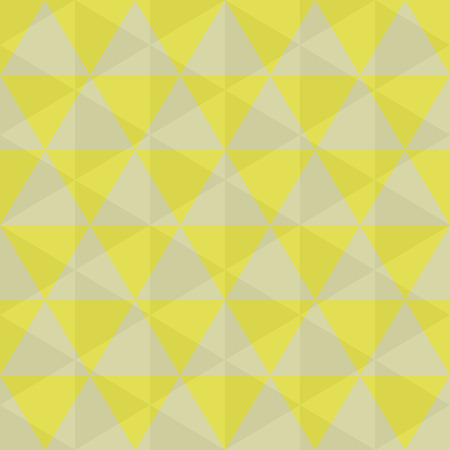 Fantasy geometric seamless pattern with yellow triangles.Colorful modern background.Vector illustration.Classic vivid backdrop.のイラスト素材