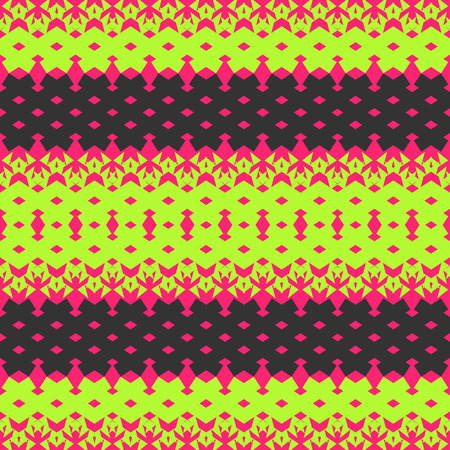 Abstract seamless pattern. Modern ethnic backdrop. Vector illustration. Vivid background.Bright ornate wallpaper. Green and grey cover with pink elements.のイラスト素材
