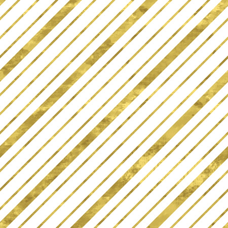 White and gold  pattern. Abstract geometric modern background. Vector illustration.Shiny backdrop. Texture of gold foil. Classic wallpaper with stripes.のイラスト素材