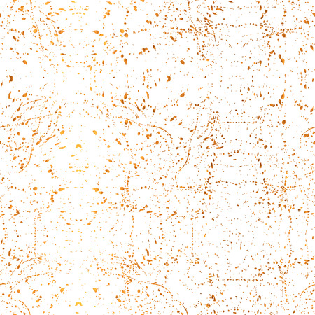 White and gold freehand  pattern. Abstract spray background. Vector illustration.Shiny backdrop. Texture of gold foil.のイラスト素材