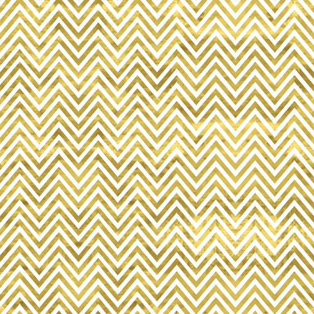 White and gold  pattern. Abstract geometric modern background. Vector illustration.Shiny backdrop. Texture of gold foil. Classic chevron wallpaper.のイラスト素材