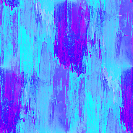 Watercolor seamless pattern. Handmade texture. Bright acid blue and purple colors. Vector illustration. Grungy abstract  acrylic wallpaper.のイラスト素材