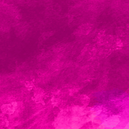 Vivid watercolor background. Handmade texture. Bright acid pink color. Vector illustration.のイラスト素材