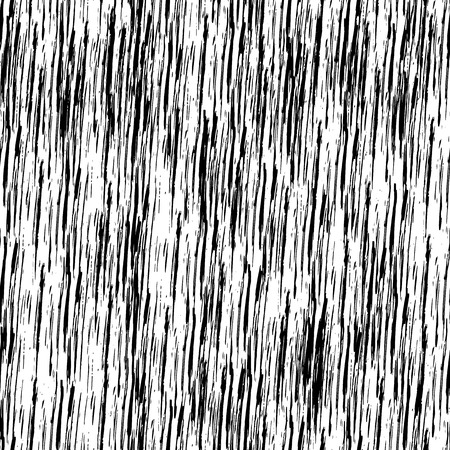 Black and white  background with grungy texture. Monochrome  abstract seamless pattern with lines. Modern design. Vector illustration.のイラスト素材