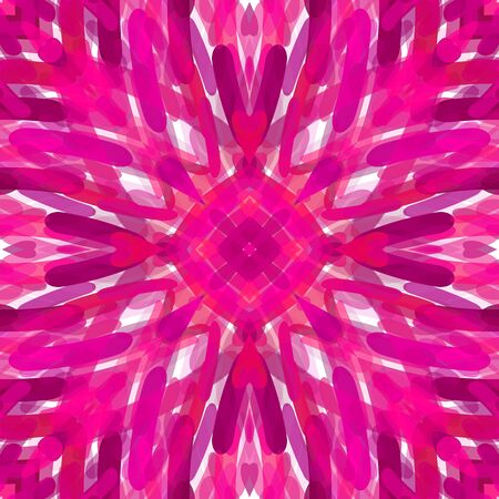 Bright artistic seamless pattern with pink abstract flower. Fantasy vivid background. Vector illustration. Simple colorful design.のイラスト素材