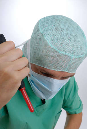 Doctor at workの写真素材