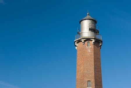 Lighthouse Neuland. Schleswig Holstein,germanyの写真素材