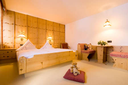 Interior of a hotel roomの写真素材