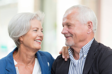 Happy senior coupleの写真素材