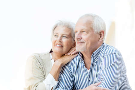 Active and happy senior couple